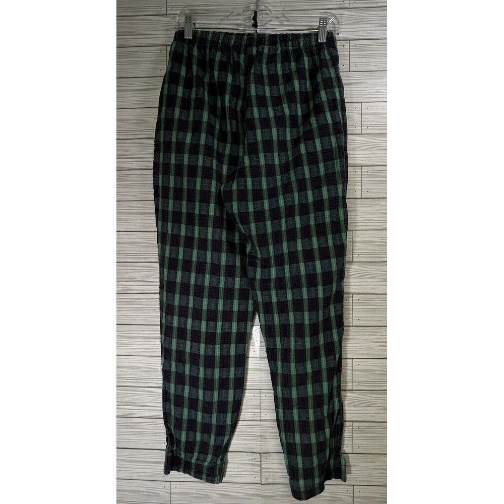 VTG Orvis Women's Seersucker Green Navy Plaid Pant & Full Zip Lightweight Sz‎ PM - Picture 11 of 16